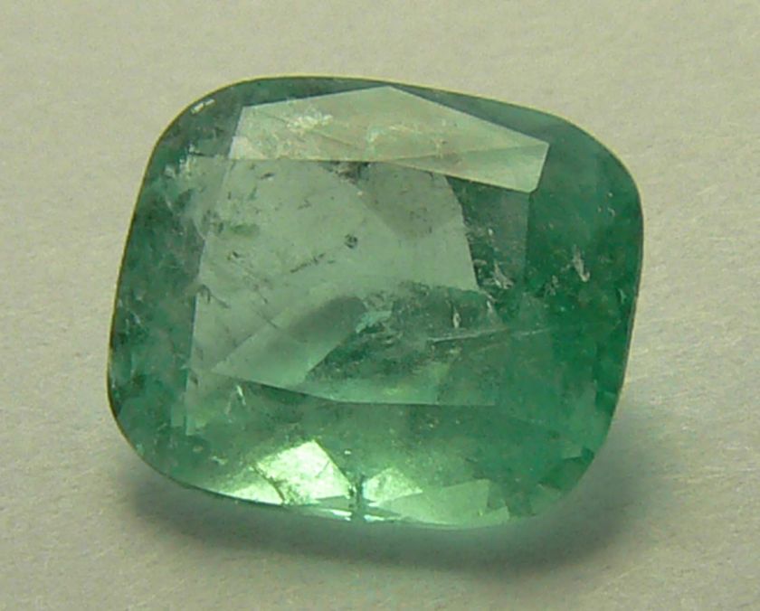 22carat Natural Colombian Emerald Cushion Cut  