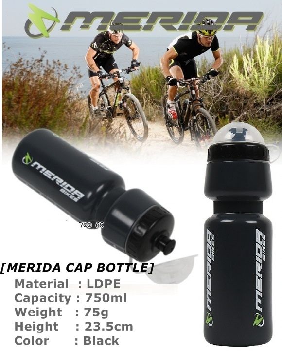 MERIDA Bike Bicycle CAP Water Bottle LIMITED RAIR EDITION Cycling 