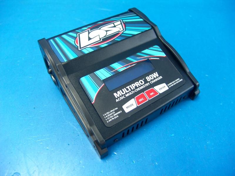 Losi MultiPro 80W AC/DC Multi Chemistry Battery Charger LOT LOSB9637 R 