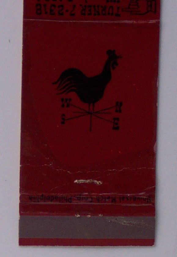 1950s Chicken Weathervane Yorktown Inn Elkins Park PA  