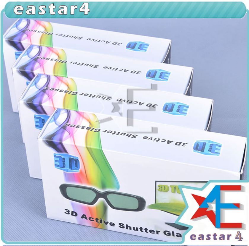 pairs 3D Active shutter Glasses 4 Panasonic TY EW3D10  