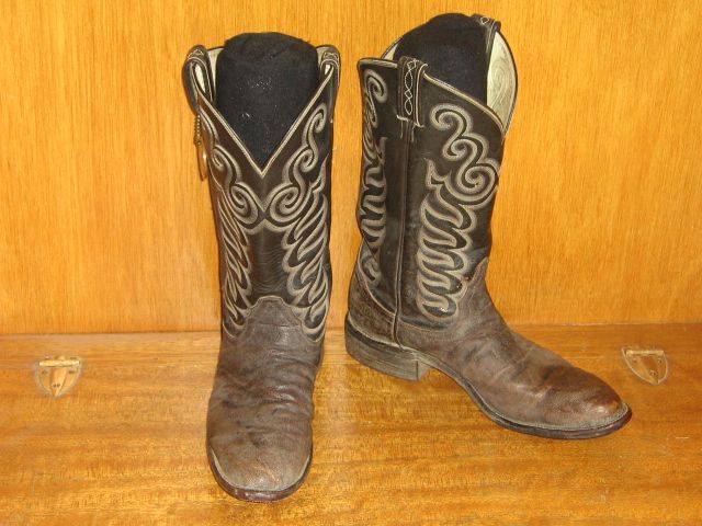   COWBOY BOOTS~MENS ELEPHANT TONY LAMA WESTERN FANCY~10 1/2 B  