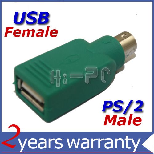 PS2 AL ADAPTADOR DE CONVERTIDOR DE PUERTO DE USB PARA EL RATÓN DE 