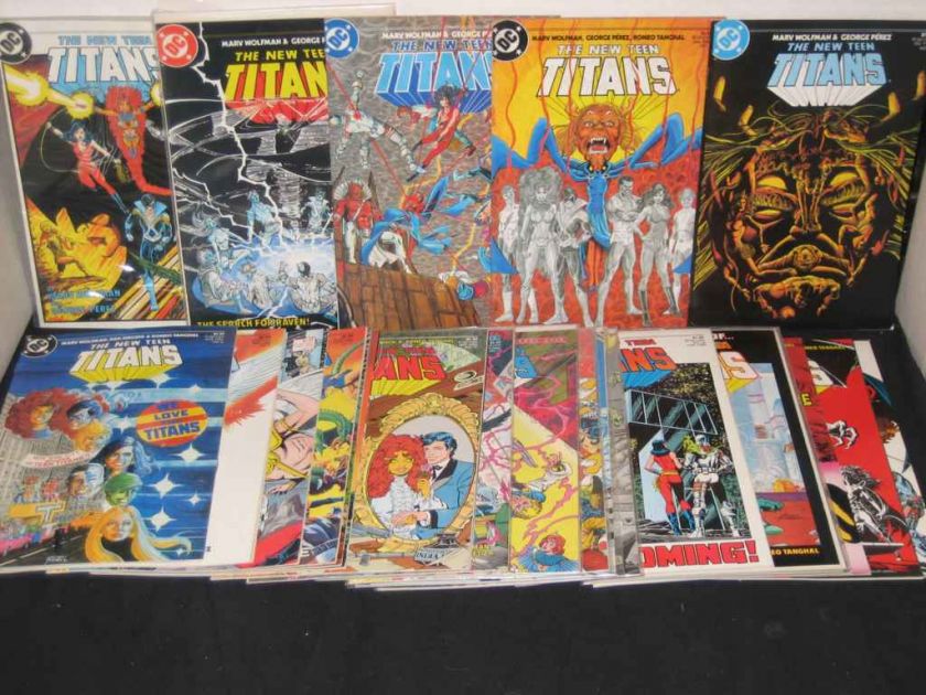 NEW TEEN TITANS Lot #1 25 Annual 1 George Perez Wolfman  