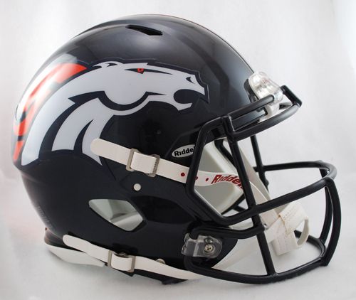 DENVER BRONCOS SPEED REVOLUTION NFL GAME HELMET  