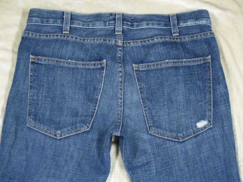   ELLIOTT 1960 Bootcut Jeans Size 27 but fit 28 Love destroyed wash