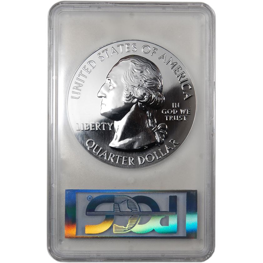 2010 ATB Hot Springs Silver (5 oz) 25C   PCGS MS68 DMPL   First Strike 