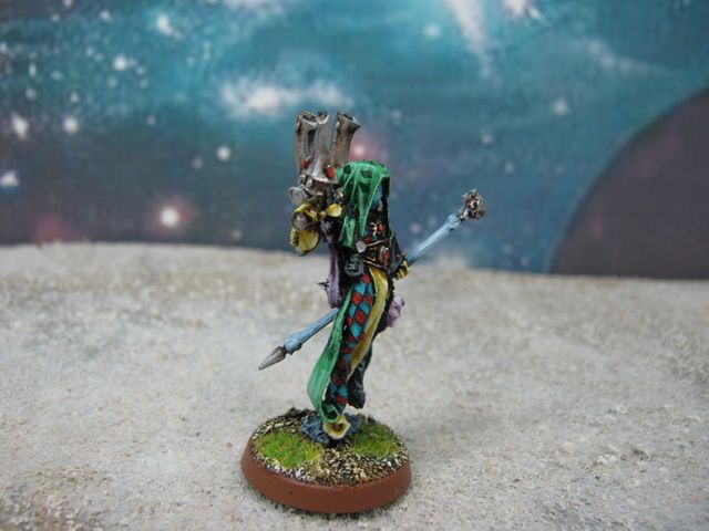 25mm Warhammer 40K DPS painted Eldar Harlequin Shadowseer EL036  