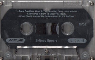 BRITNEY SPEARS   BABY ONE MORE TIME   THAILAND CASSETTE  