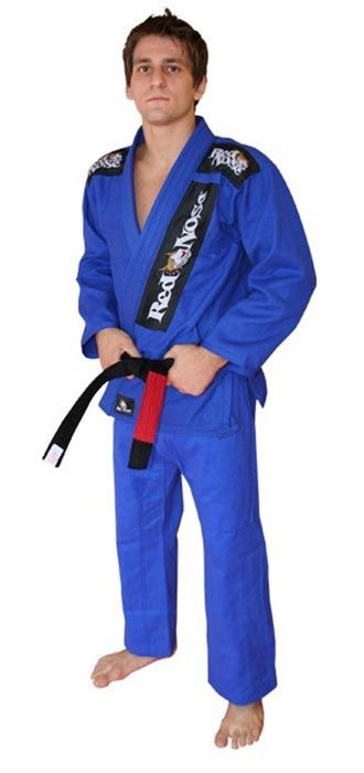 Red Nose Pit Bull Jiu Jitsu Gi Blue Size A4 bjj kimono  