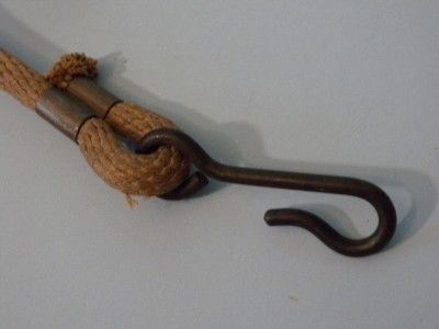 WW2 ORIGINAL M3A4 UTILITY HAND CART TOW ROPE / ARMY AIRBORNE  