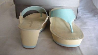 Vince Camuto Abby Thong Sandal Icy Pool 8 New  