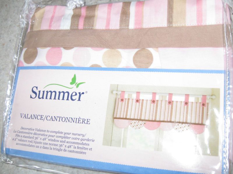 Summer Valance Alphabetically Girl NEW  