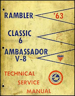 1963 AMC Rambler Classic and Ambassador Shop Manual 63  