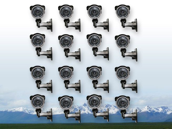 Qty 16 x 650 TV CCTV Camera Infrared IR Black Bullet Varifocal  