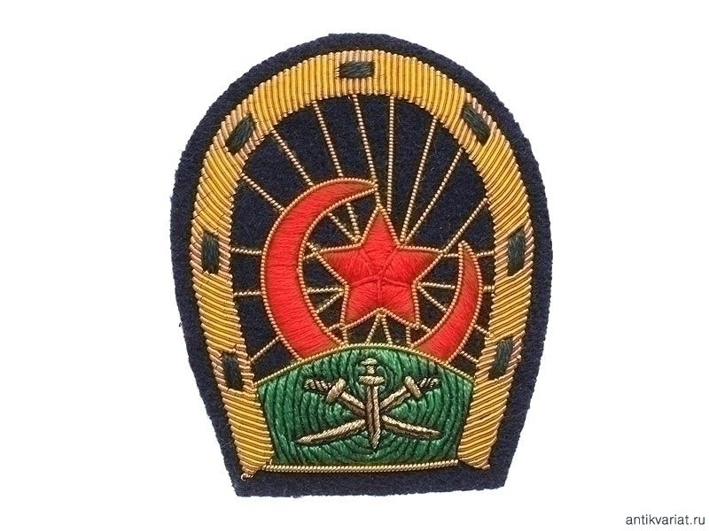 USSR 1920 AZERBAIJAN RED ARMY SLEEVE PATCH CAVALRY  