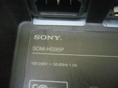 Sony SDM HS95P 19 Inch Flat Panel LCD Monitor with VGA Cable & Power 