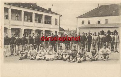 c1900 1905 XLNT Postcard UNIFORMED AUSTRO HUNGARIAN SOLDIERS Eger 