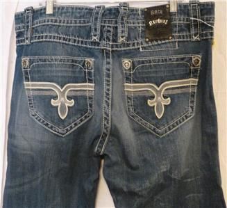 Brand New Rock Revival Robert Straight Leg Size 38  