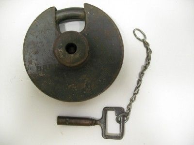 Antique Arolds Patent Sicherheilsschlop German Padlock  