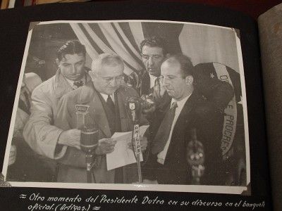 Real 65 photos album Political Brasil Uruguay 1947  