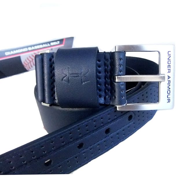 Under Armour Baseball Diamond Belt Navy Dark Blue S New  