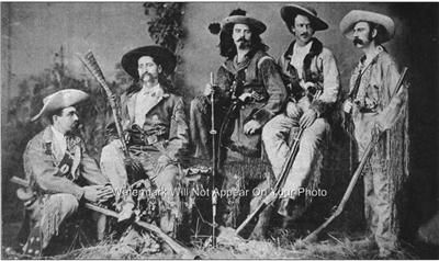 Buffalo Bill Wild Bill Hickock Texas Jack 1867 Photo  