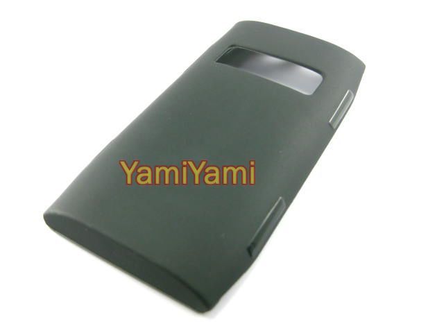 Plastic Soft Matte Skin Protector Cover Case For Nokia X7 Black  