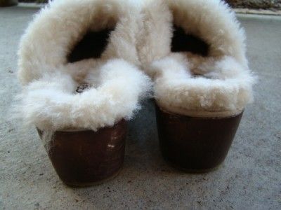 Girls UGG Australia KALIE Clogs GAUCHO Brown Size 34 4  