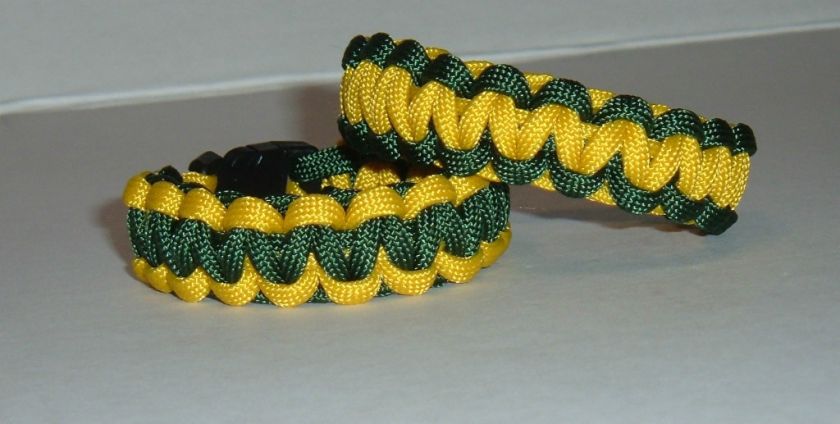 John Deere Color Paracord Survival Bracelet   Custom Fit Farm Tractor 