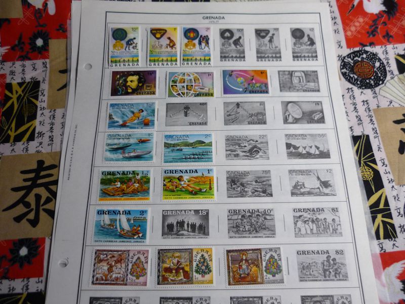 St Vincent and Grenada Stamp Collection  