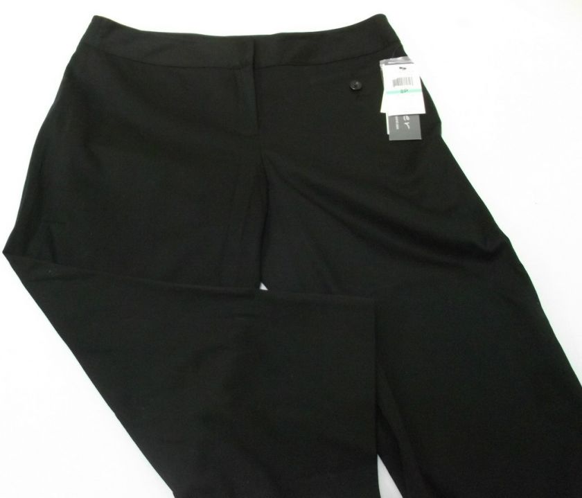 NEW $98 Atelier Petite Dress Career Black Capri Pants  