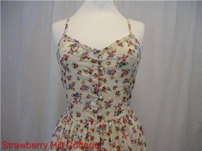 Atmosphere ditsy floral lined cotton summer spaghetti strap dress 
