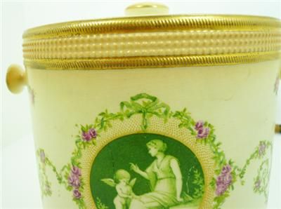 Vintage Crown Devon S F & Co Stoke on Trent Jar w/ Lid  