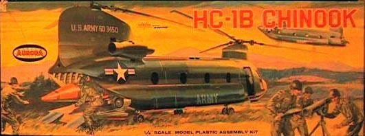 Aurora 1/48 Boeing Vertol HC 1B Chinook Helicopter MIB  