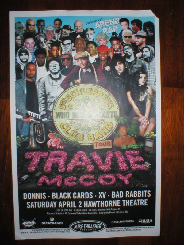 TRAViE McCOY   RAP HiP HoP SHOW POSTER  