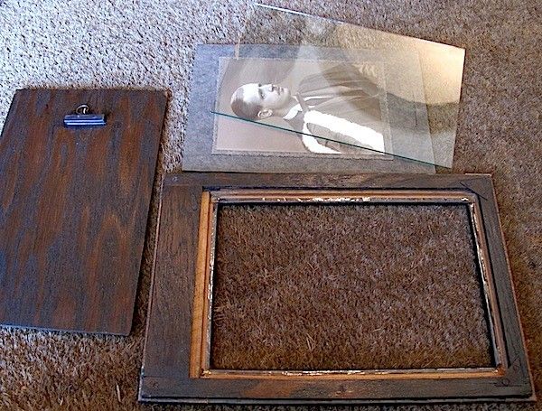 Arts & Crafts Copper Picture Frame Machine Gun Corps St Andrews 