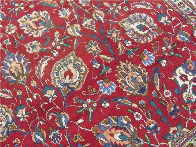 ALLOVER DESIGN 9 8 x 13 10 Tabriz Persian Area Rug Carpet Sale 