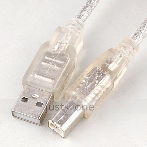 USB 2.0 printer cable male to B port adaptor 3m  