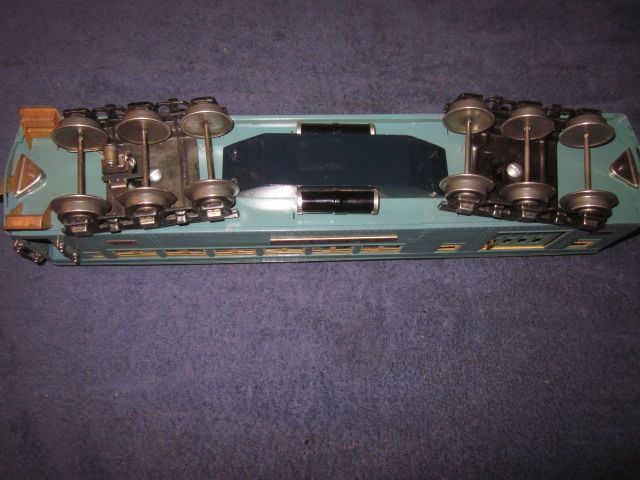 LIONEL TRAINS 423 STANDARD GAUGE BLUE COMET HALLEY BAGGAGE CAR  