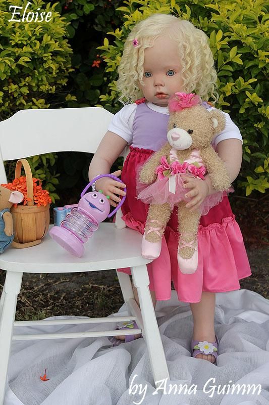 Reborn Toddler Doll Tibby by Donna Rubert now ELOISE Fully poseable w 