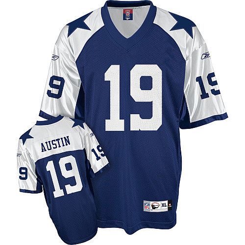   Austin Dallas Cowboys Adult Throwback Replica Reebok Jersey  