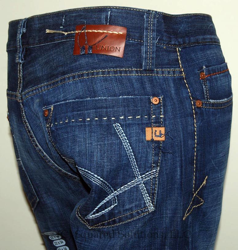 NEW UNION STYLE JEANS BLUE WITH NEW TAGS  