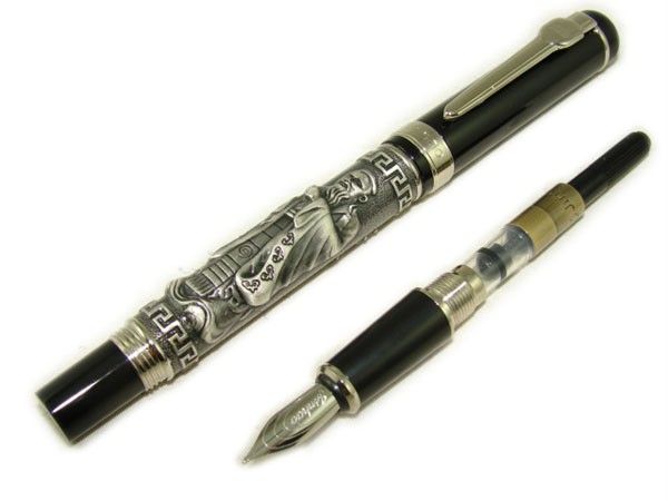 J116 JINHAO Confucius commemoration bronze colored Fountain Pen 