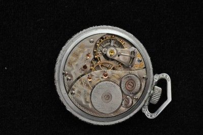 VINTAGE 16S ELGIN 21J FATHER TIME POCKET WATCH FOR REPAIRS  