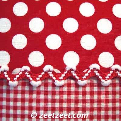 Michael Miller~TA DOT~MINNIE Red W Polka Dot Fabric /Yd  