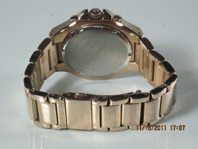 Michael Kors MK 5450 Womens Rock Top Rose Gold Stainless Steel 