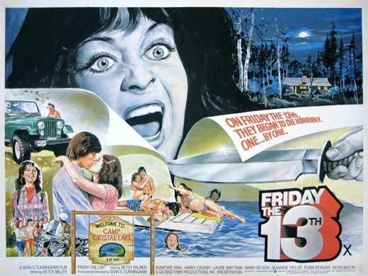 Friday the 13th 30 x 40 Movie Poster Betsy Palmer  