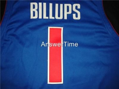 CHAUNCEY BILLUPS GAME WORN NIKE PISTONS 2002 03 HOME JERSEY  