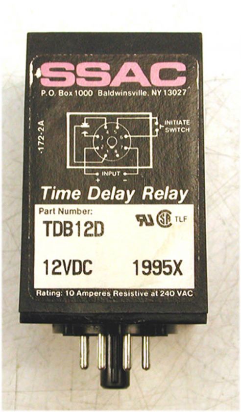 SSAC Digi Set Time Delay Relay TDB12D  